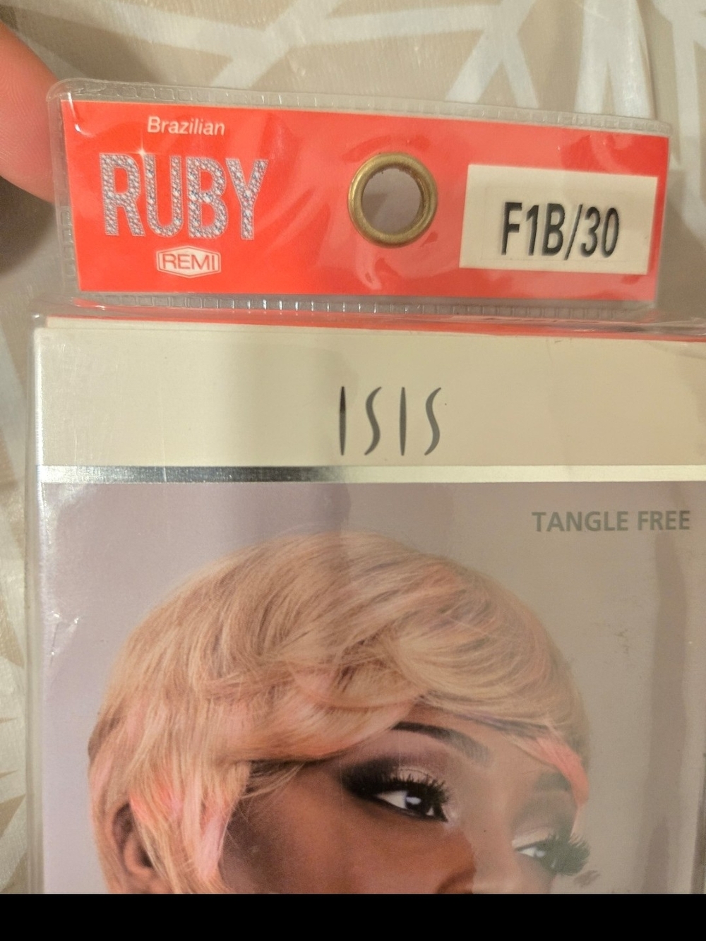 Brazilian Remi Women Hair Wig - Blonde (F1B/30) 28 Pieces $18